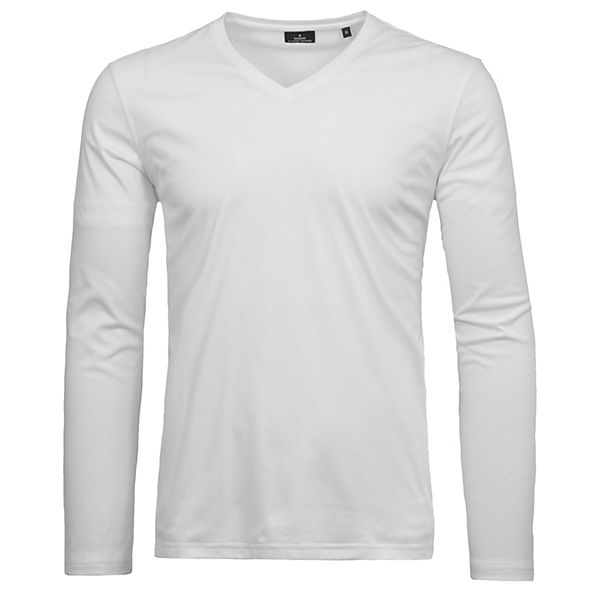 Langarm-Shirt V-Neck Langarmshirts