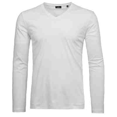 Langarm-Shirt V-Neck Langarmshirts