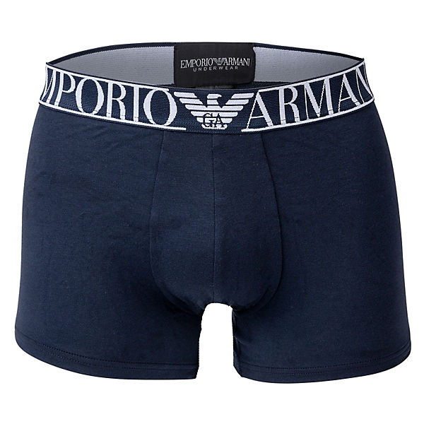 Bekleidung Boxershorts Emporio Armani Herren Boxer Shorts 2er Pack - Trunks Pants Stretch Cotton Boxershorts mehrfarbig