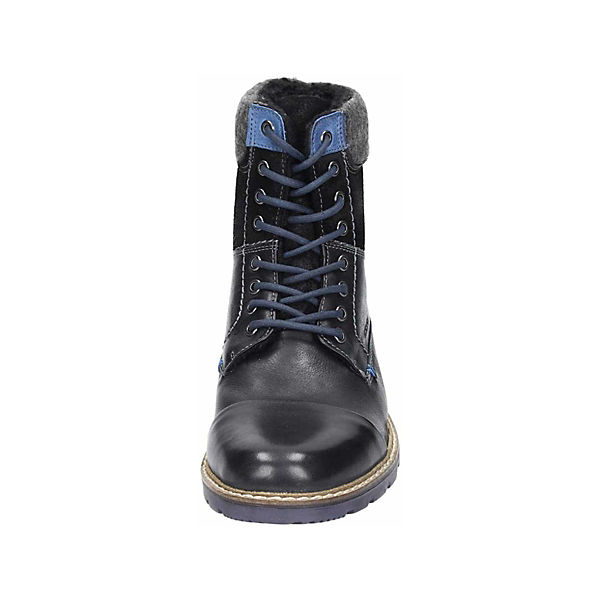 Schuhe Schnürstiefel Manitu Stiefel schwarz Schuhe Schnürstiefel Manitu Stiefel schwarz
