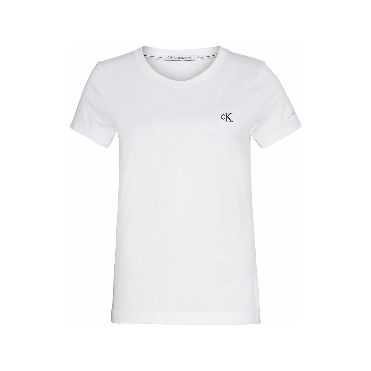 Calvin Klein Rundhals T-Shirt weiß