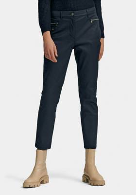 Peter Hahn Hose cotton Stoffhosen dunkelblau