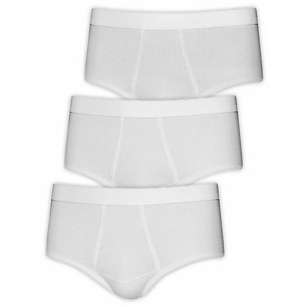 Bekleidung Slips, Panties & Strings ESGE 3er Pack Herren Slip mit Eingriff Malibu Slips weiß