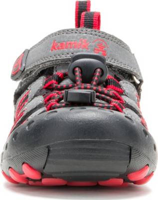 kamik Sandalen für Jungen grau/rot