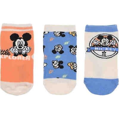 Disney Mickey Mouse & friends Baby Socken 3er Pack für Jungen