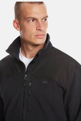 JEFF GREEN Outdoorjacke Aron Strickfleecejacken schwarz EN8748