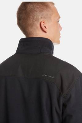 JEFF GREEN Outdoorjacke Aron Strickfleecejacken schwarz EN8748