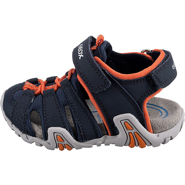 Schuhe Klassische Sandalen GEOX Baby Sandalen KRAZE für Jungen dunkelblau