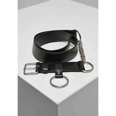 Chain Imitation Leather Belt Gürtel