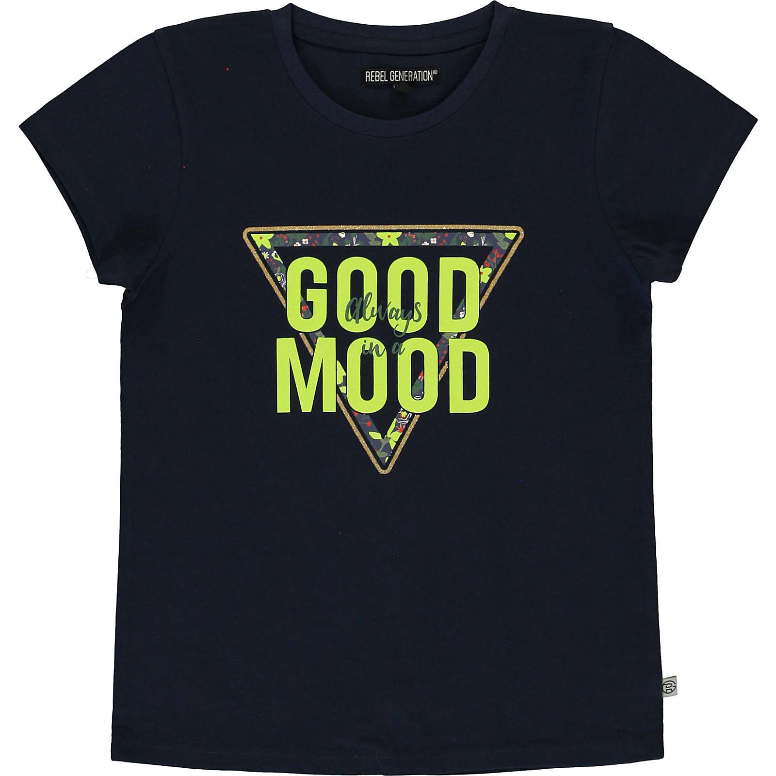 Rebel Generation T-Shirt für Mädchen, Organic Cotton dunkelblau Mädchen Gr. 152