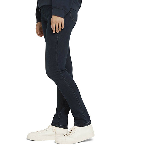 Bekleidung Straight Jeans TOM TAILOR Jeanshosen Alexa Slim Jeans Jeanshosen schwarz Bekleidung Straight Jeans TOM TAILOR Jeanshosen Alexa Slim Jeans Jeanshosen schwarz