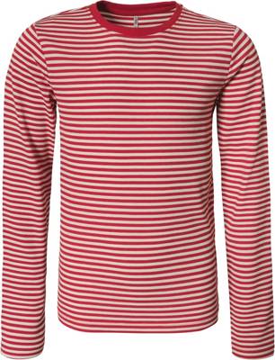 KIDS ONLY Langarmshirt KONJOSSE für Mädchen rot/weiß