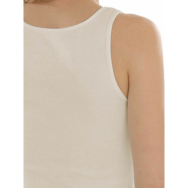 Bekleidung Unterhemden Damen Baumwoll Achselträgerhemd Unterhemden weiß Bekleidung Unterhemden Damen Baumwoll Achselträgerhemd Unterhemden weiß