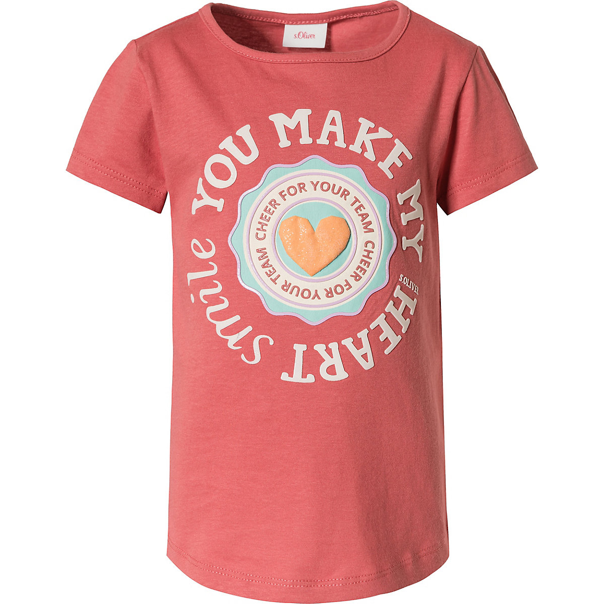 s.Oliver T-Shirt für Mädchen hellrot