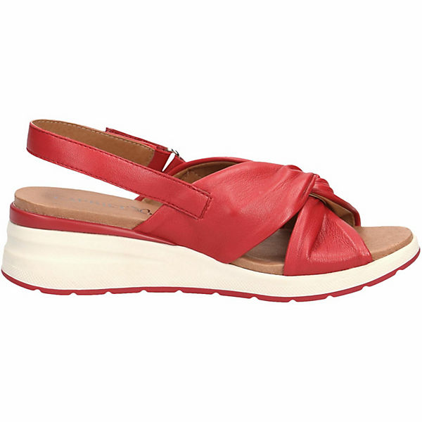 Schuhe Klassische Sandaletten CAPRICE Klassische Sandaletten rot