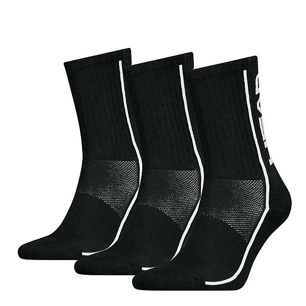Unisex Socken - 3er Pack, Sportsocken, Mesh-Einsatz, einfarbig Sportsocken