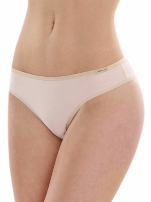 Damen Low cut String Strings teint