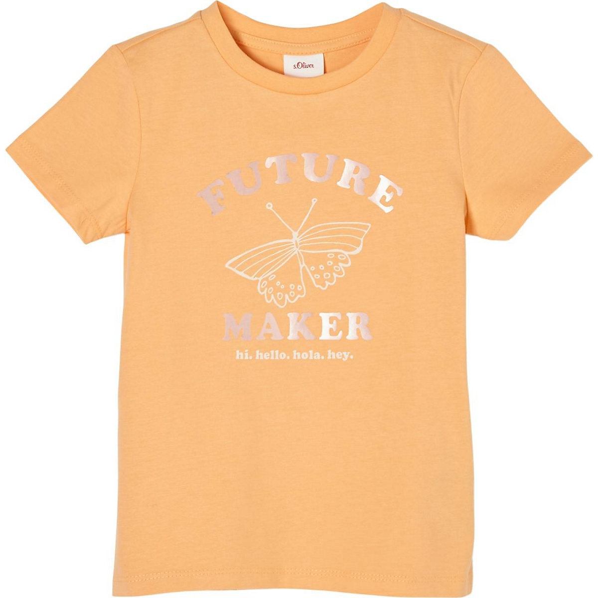 s.Oliver T-Shirt für Mädchen hellorange