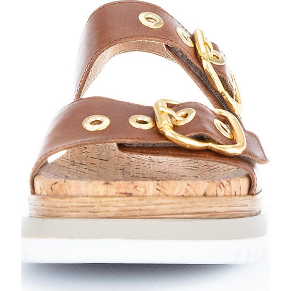 Schuhe Keilsandaletten Gabor Sandaletten camel Schuhe Keilsandaletten Gabor Sandaletten camel