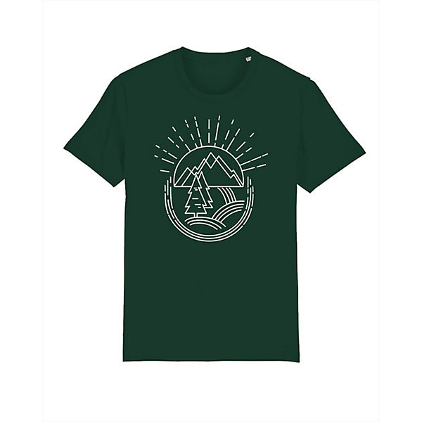 Bekleidung T-Shirts wat APPAREL T-Shirt Natur ist schön T-Shirts dunkelgrün