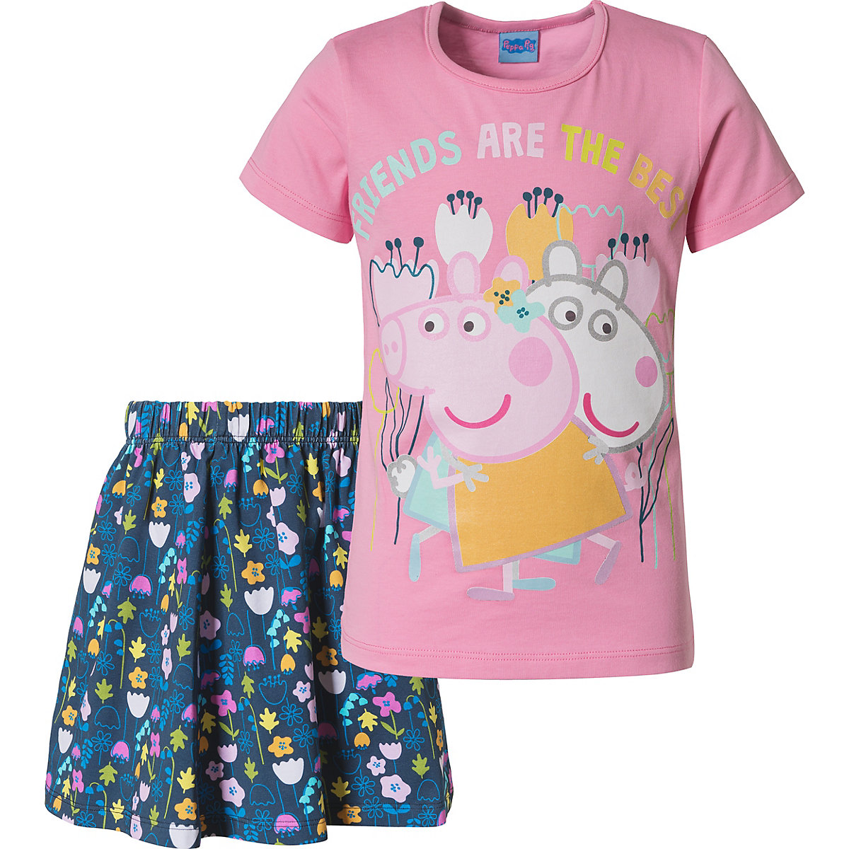 Peppa Pig Peppa Pig Set T-Shirt + Rock für Mädchen mehrfarbig