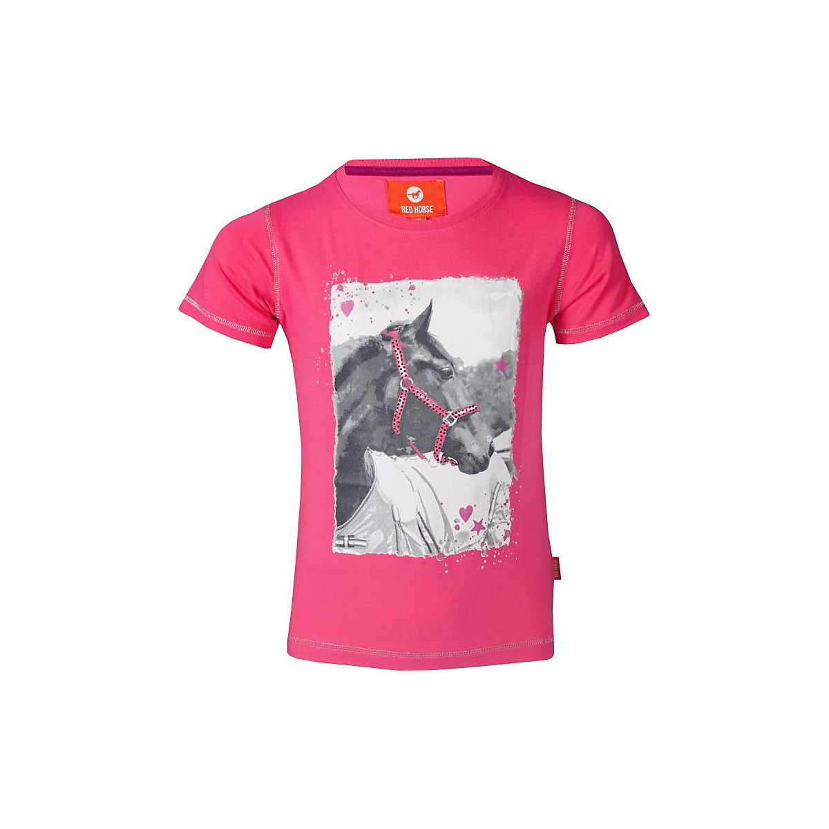 RED HORSE T-Shirt für Mädchen pink