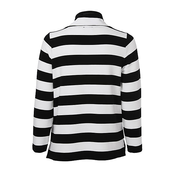 Bekleidung Sweatshirts frapp Sweatshirt schwarz/weiß Bekleidung Sweatshirts frapp Sweatshirt schwarz/weiß
