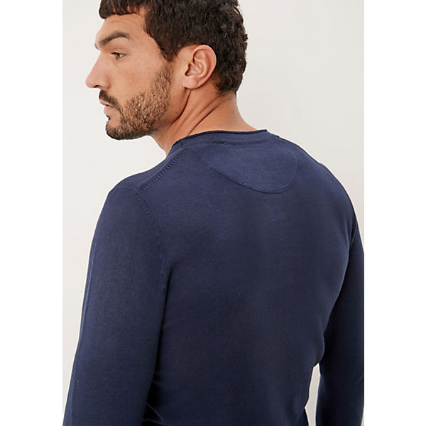 Bekleidung Pullover s.Oliver Pullover aus Baumwolle Pullover blau Bekleidung Pullover s.Oliver Pullover aus Baumwolle Pullover blau