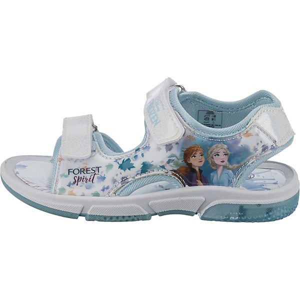 Schuhe Klassische Sandalen Disney Die Eiskönigin Disney Die Eiskönigin Sandalen für Mädchen weiß-kombi