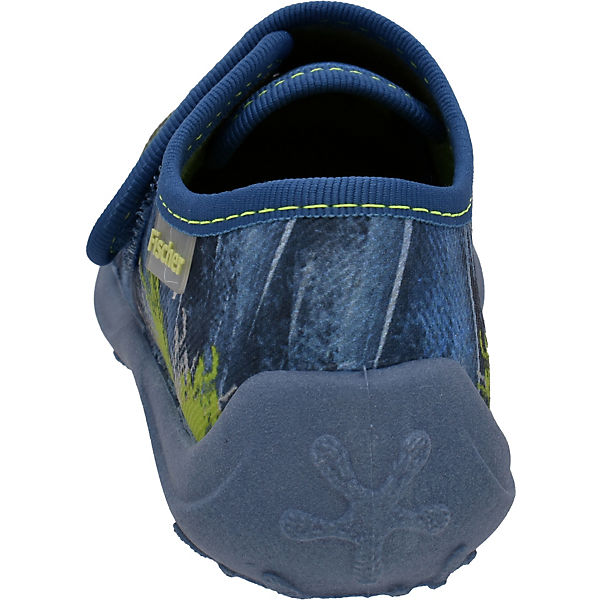 Schuhe Geschlossene Hausschuhe Fischer-Markenschuh Hausschuhe für Jungen blau-kombi Schuhe Geschlossene Hausschuhe Fischer-Markenschuh Hausschuhe für Jungen blau-kombi