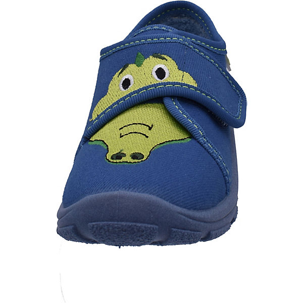 Schuhe Geschlossene Hausschuhe Fischer-Markenschuh Hausschuhe für Jungen blau