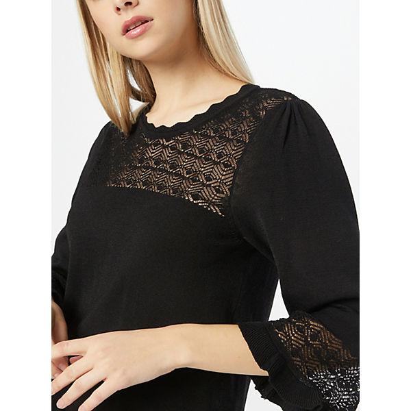 Bekleidung Pullover Object pullover carmen Pullover schwarz Bekleidung Pullover Object pullover carmen Pullover schwarz
