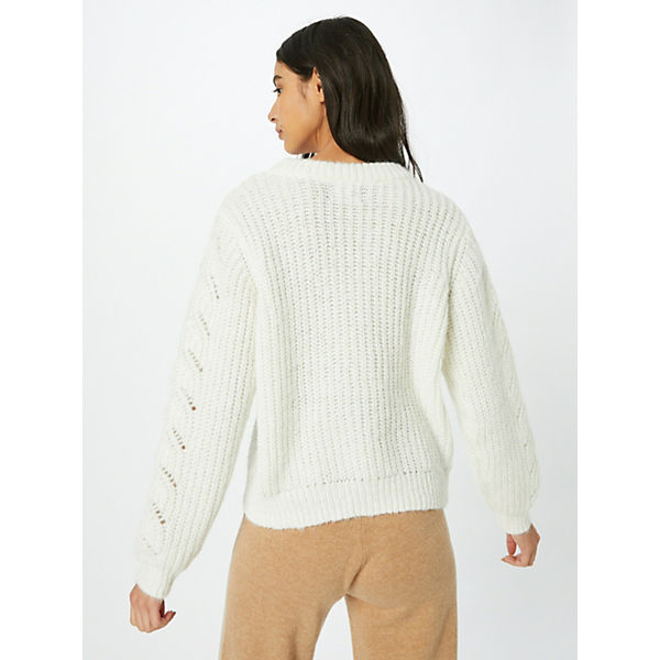 Bekleidung Pullover pieces pullover kassandra Pullover weiß