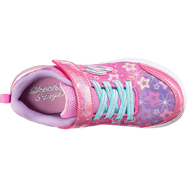 Schuhe Sneakers Low SKECHERS Sneakers Low Blinkies STAR SPARKS für Mädchen pink