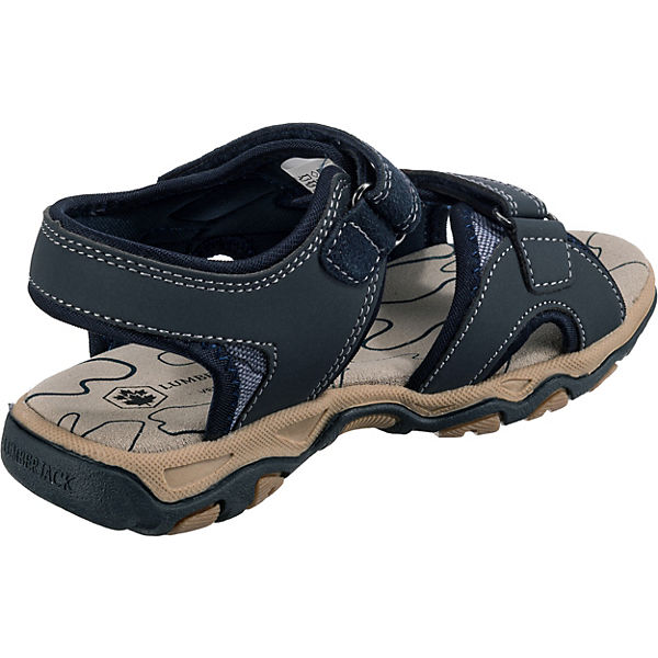Schuhe Klassische Sandalen Lumberjack Sandalen LEVI für Jungen blau