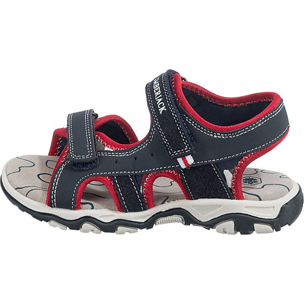 Schuhe Klassische Sandalen Lumberjack Sandalen LEVI für Jungen blau/rot Schuhe Klassische Sandalen Lumberjack Sandalen LEVI für Jungen blau/rot