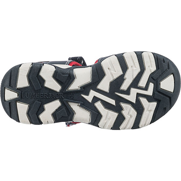 Schuhe Klassische Sandalen Lumberjack Sandalen LEVI für Jungen blau/rot Schuhe Klassische Sandalen Lumberjack Sandalen LEVI für Jungen blau/rot