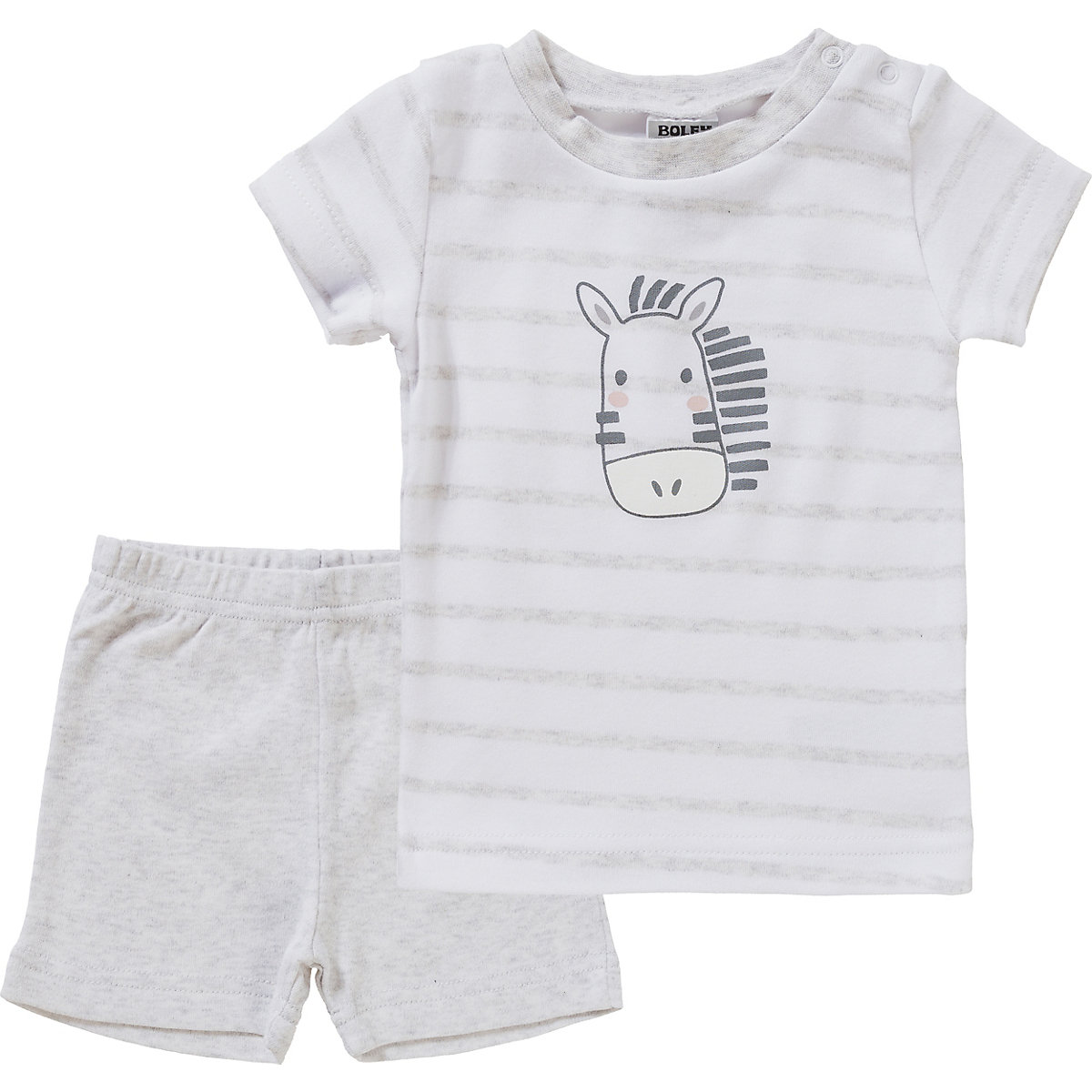 Boley Baby Set T-Shirt + Shorts weiß-kombi