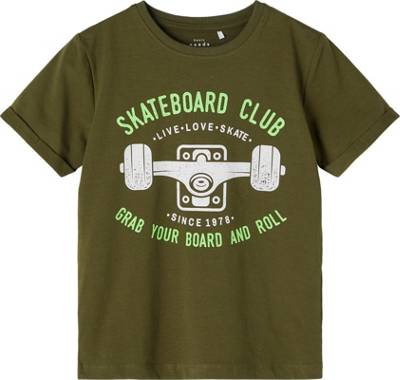 name it T-Shirt NKMVUX für Jungen khaki