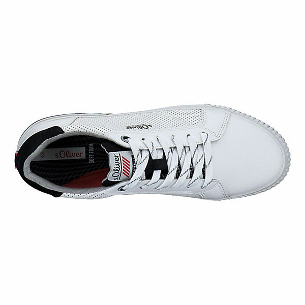 Schuhe Sneakers Low s.Oliver s.Oliver Sneaker Sneakers Low weiß