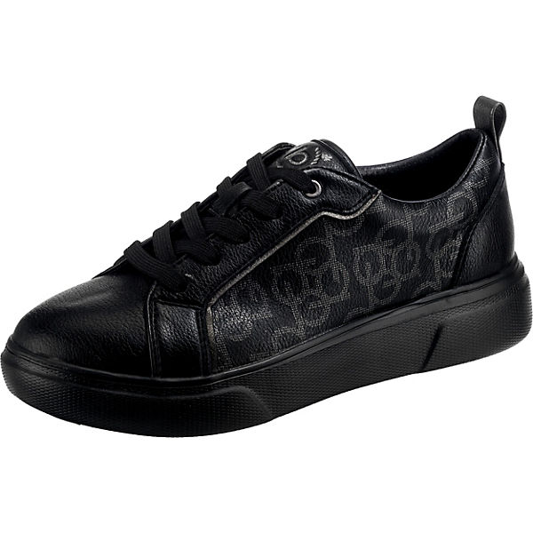Schuhe Sneakers Low bugatti Groove Sneakers Low schwarz-kombi