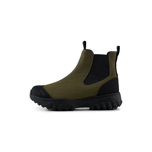 Schuhe Komfort-Stiefeletten WODEN Stiefel Magda Track Warm Waterproof Komfort-Stiefeletten für Mädchen grün Schuhe Komfort-Stiefeletten WODEN Stiefel Magda Track Warm Waterproof Komfort-Stiefeletten für Mädchen grün