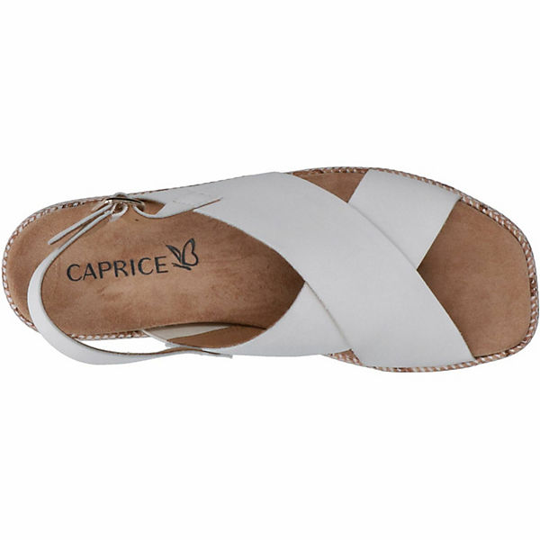 Schuhe Klassische Sandalen CAPRICE Caprice Sandale Klassische Sandalen weiß