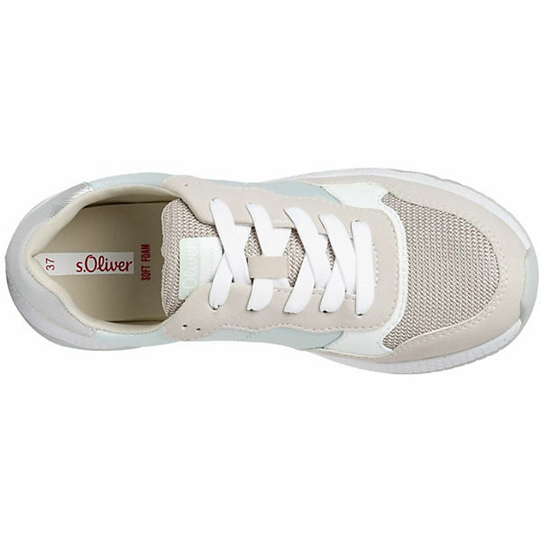 Schuhe Sneakers Low s.Oliver s.Oliver Sneaker Sneakers Low grün