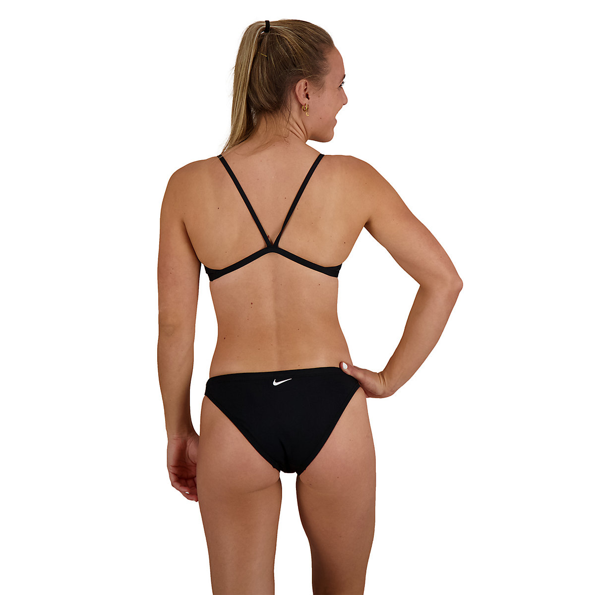 NIKE swim Bikinioberteil Hydrastrong Solid Cutout Bikini-Oberteile azurblau