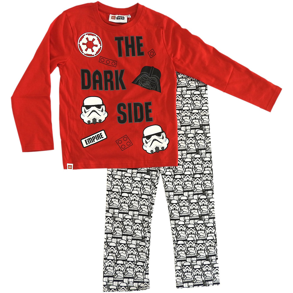 LEGO Star Wars Kinder Schlafanzug Schlafanzüge für Kinder rot