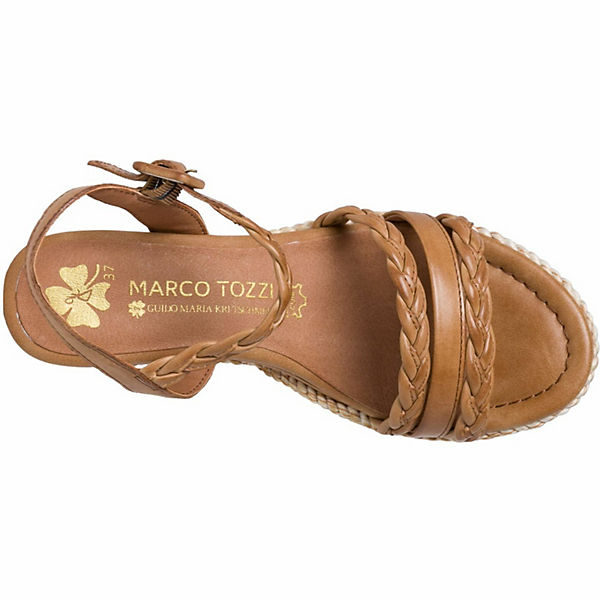 Schuhe Keilsandaletten MARCO TOZZI Marco Tozzi BY GUIDO MARIA KRETSCHMER Sandalette Keilsandaletten braun