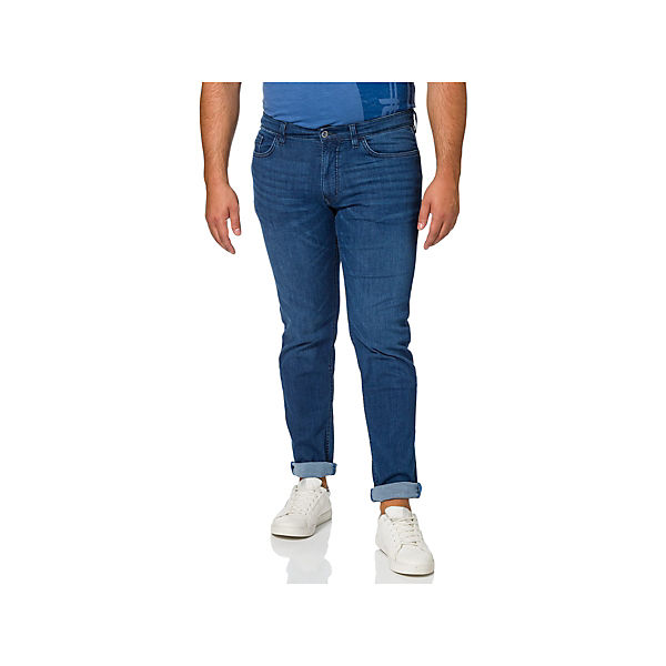 Bekleidung Straight Jeans hattric Jeans blau