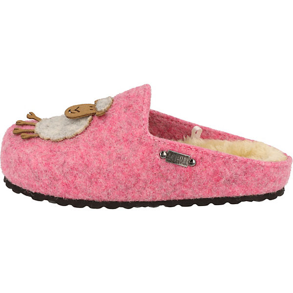 Supersoft Mädchen Schuhe 542-271 Pantoffeln Clogs Hausschuhe Herzen Pink NEU