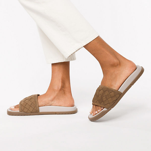 Schuhe Klassische Pantoletten Candice Cooper Slide Weave Pantoletten dunkelbraun Schuhe Klassische Pantoletten Candice Cooper Slide Weave Pantoletten dunkelbraun